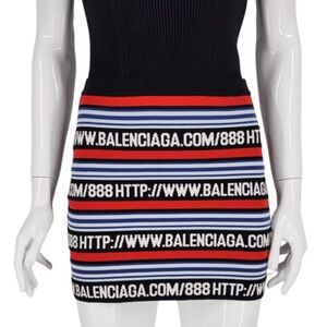 Balenciaga Knit Mini Skirt 36